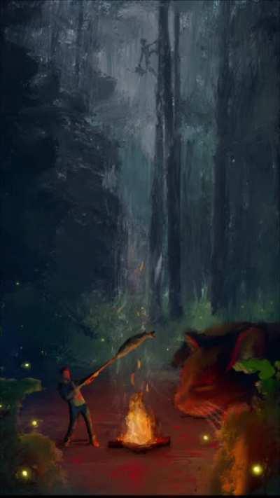 Something is watching us. (by Me)