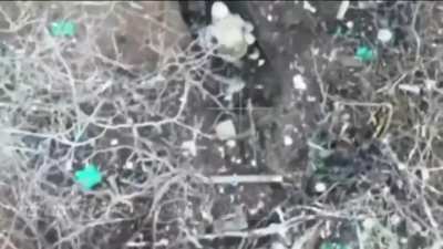 Compilation of FPV drone strikes on Ukrainian soldiers in the Vremivka direction