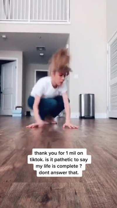 Dancing for 1 million followers