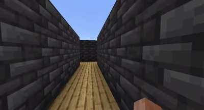 Impossible maze illusion I made with command blocks