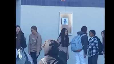 me and my companions pasted a few photographs around our place of education