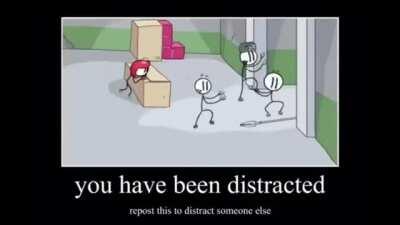 I use my distract card