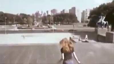 The first tests of that invention that revolutionized the world of cinema in 1976. It was called Steadicam.