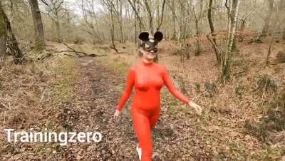 Lets go for a walk, slave