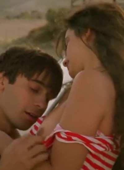 Penelope Cruz getting boobs sucked on