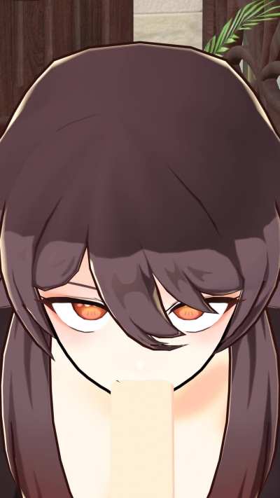 Hu Tao goes deep with your cock (pengnsfw)