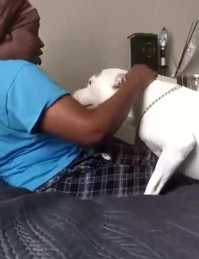 He's just being friendly!