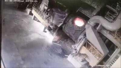 Steel foundry accident