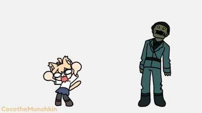 Zombie gets teached by a neco arc