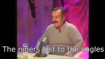 We're first in the division and the niners are last, life is good