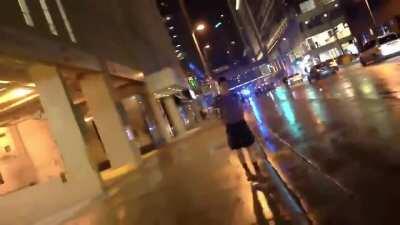 BLM protester calls an Asian American a racial slur because she dared film him