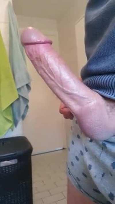 My hard cock cumming