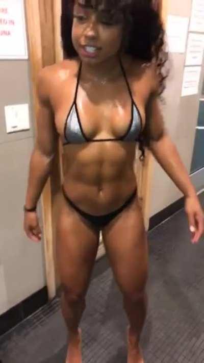 Straight out the sauna