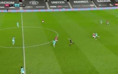 Bruno Screaming after Fabinho's Tackle