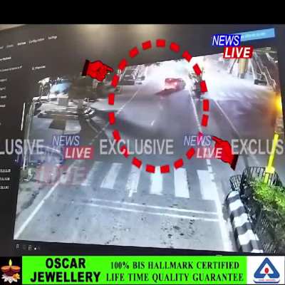 Khanapara Scorpio Accident CCTV Footage Released by NewsLive