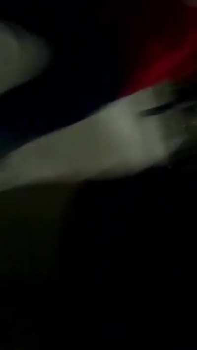 (NSFW) Pickup loses control attempting a burnout and runs over a crowd of people. One woman requires partial amputation of arm