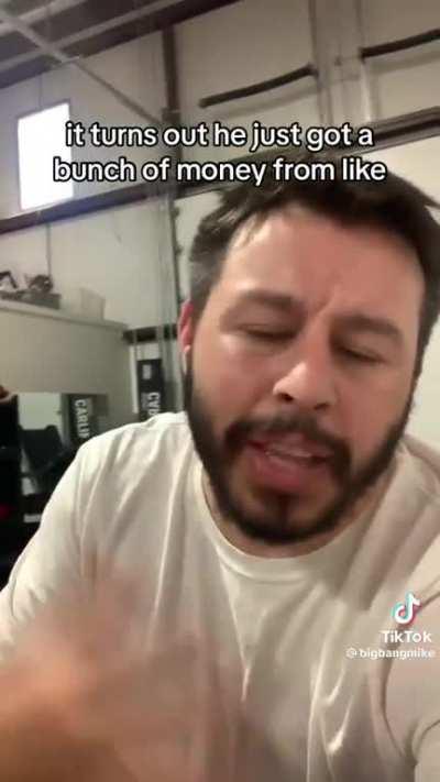 Turns out the king of cringe is a bag of shit