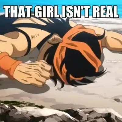 That girl isn't real