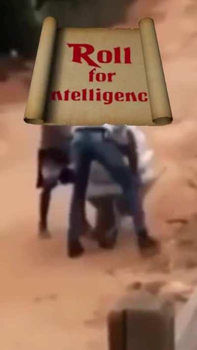 He definitely rolled a 1