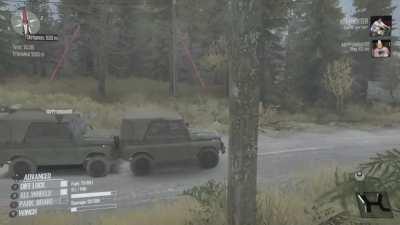 So I gave MudRunner on Game Pass a try... and the game replied with a hard no