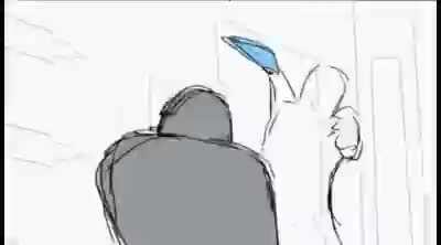 This amazing Obi-wan and Darth Maul battle animation by Arifumi Imai