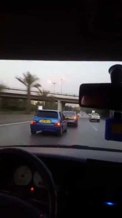 car race in the streets of Algeria