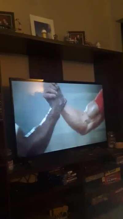 I was casually watching tv while on reddit and barely caught this legendary scene