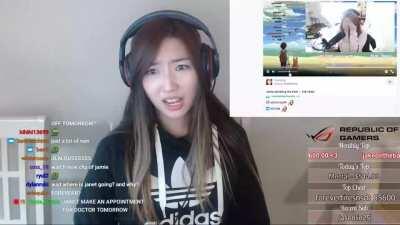 Janet reacting to jamie admitting the truth