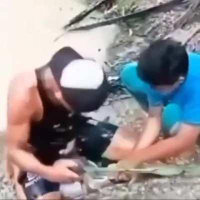 fishing in muddy water