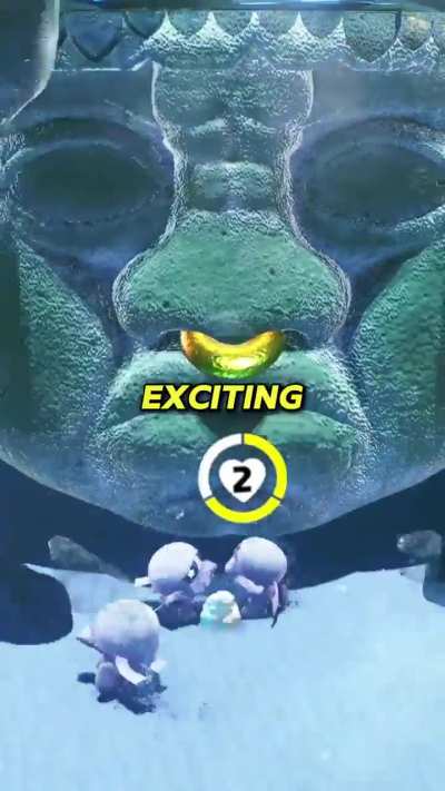 Is it me or is knucklotec actually scary close up when fighting him?