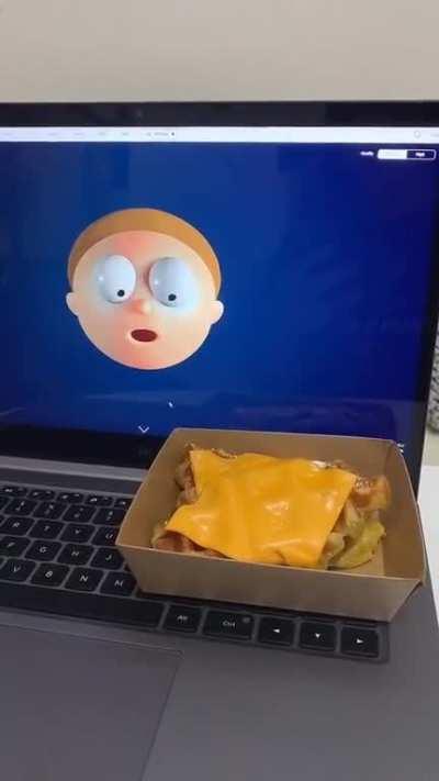 Giving a worship sacrifice to the laptop