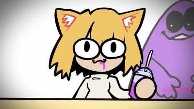 Neco Arc Tries Grimace Shake...