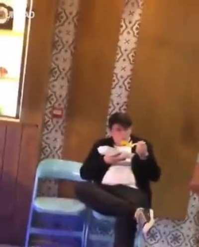 Silently enjoying the drama