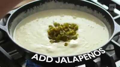 Double cheese white queso dip