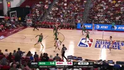 [Highlight] 7th pick Bilal Coulibaly with the tough finish to extend the Wizards run