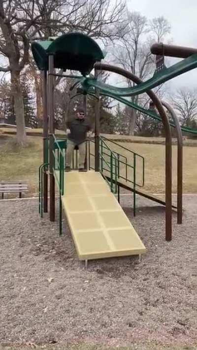 WCGW playing on the playground