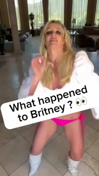 I think Britney Spears is back on the razzle!