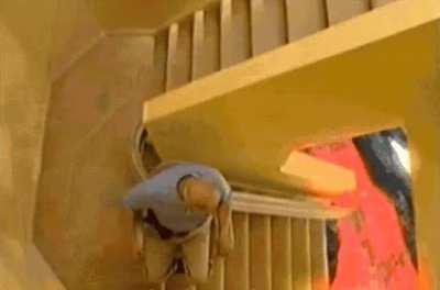 When Gunner puts a zipline over a geyser in Magma Core