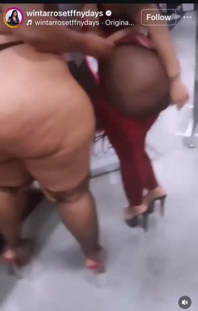 Scarlett Fever can’t believe how much bigger Tiffany Days booty is than hers