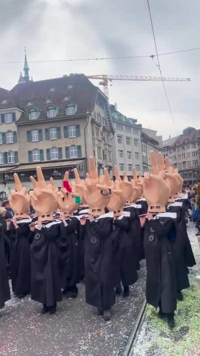 Protests in Switzerland against Trump
