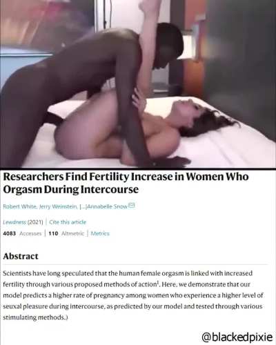 Need more research on interracial superiority...