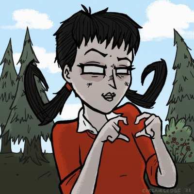 I made a quick Willow animation to break my art block