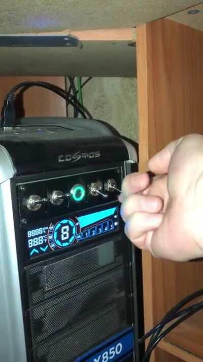 Original Cosmos 1000 mod, start sequence