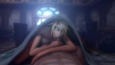 Alori snuck under the covers (noname55)