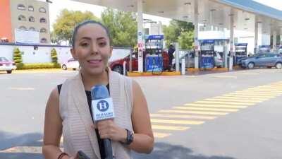 Cameraman follows the butt