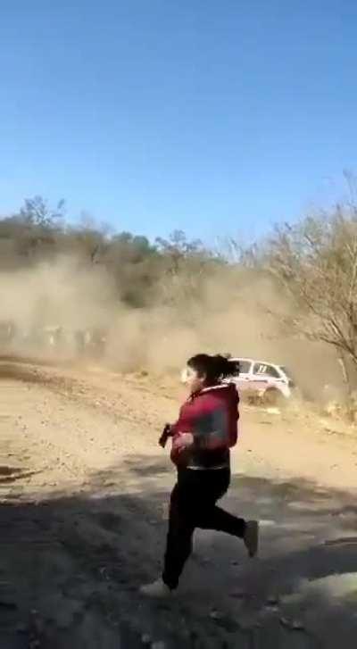 Imágenes sensibles: Dramático momento en el Rally de Tucumán