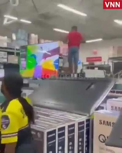 Costco flat screen rampage 