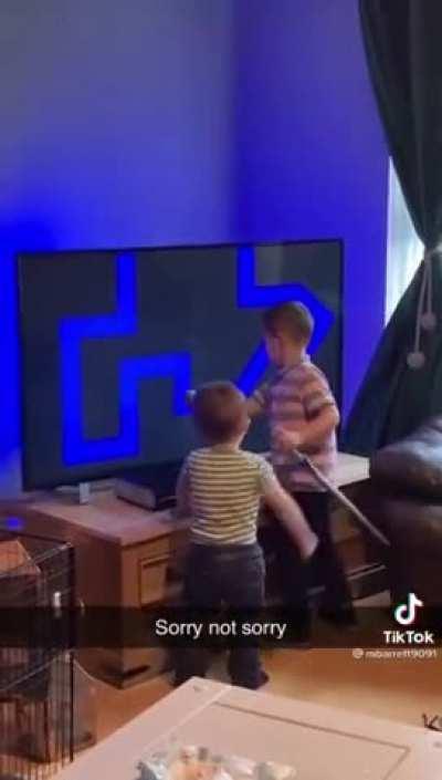 Cross post. They just left the brother behind