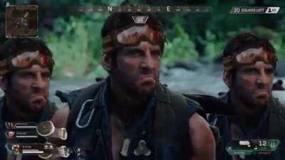 When you're playing solo and the squad head in different directions...