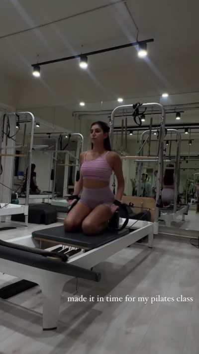 Made it to Pilates Class